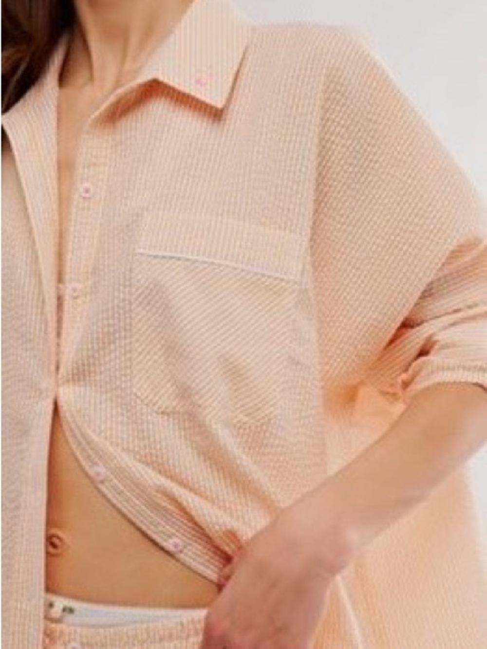Free People Cloud Nine Lounge Shirt
